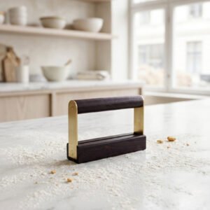 Croissant Cutter — Stainless Triangle Roller