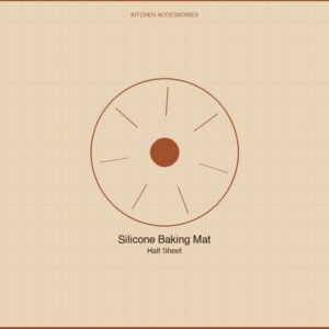 Silicone Baking Mat — Half Sheet