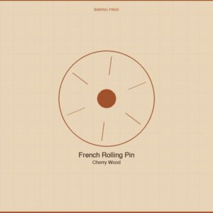 French Rolling Pin — Cherry Wood