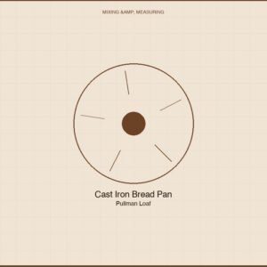 Cast Iron Bread Pan — Pullman Loaf