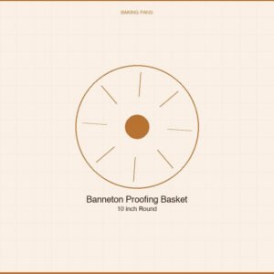 Banneton Proofing Basket — 10 inch Round