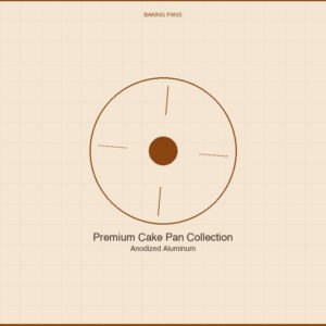 Premium Cake Pan Collection — Anodized Aluminum